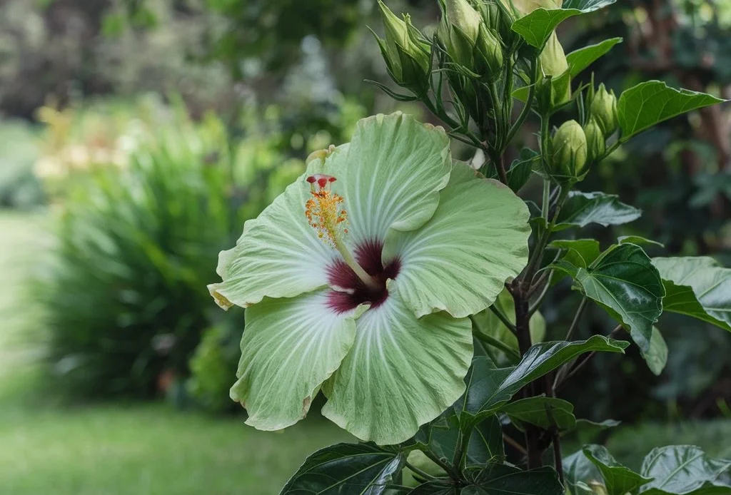 A Closer Look at Green Hibiscus: Care, Growth, and Benefits