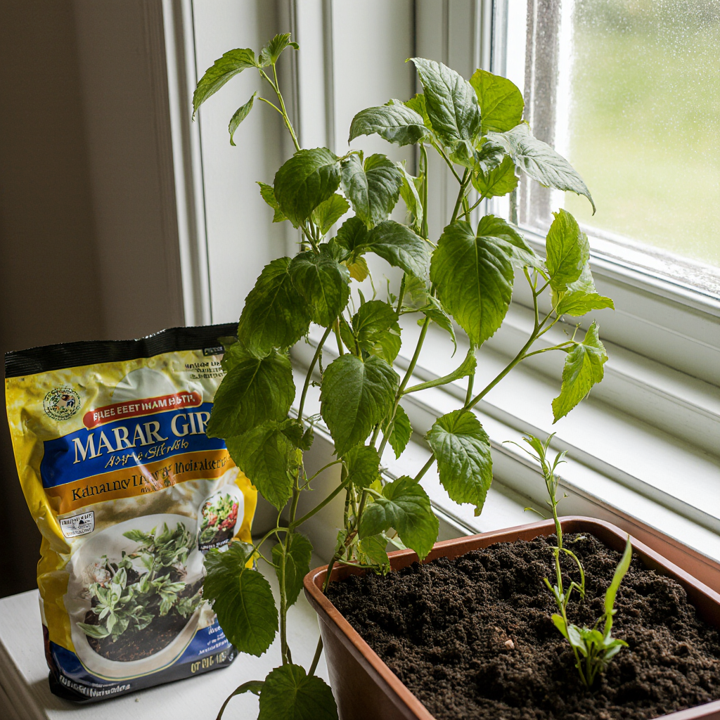 Ceropegia rosary vine growing in bright indirect light with cactus potting mix.